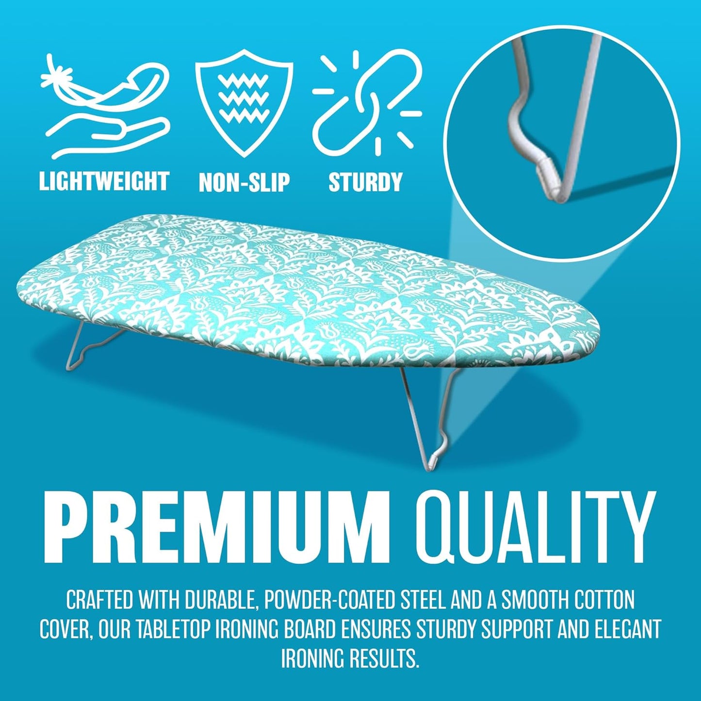 25 X MINI TABLE TOP IRONING BOARD FOLDABLE LIGHTWEIGHT - RRP £250