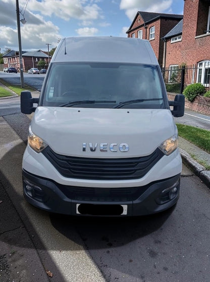 **(ONLY 80K MILEAGE)** 2022 IVECO DAILY AUTO DIESEL PANEL VAN WHITE >>--NO VAT ON HAMMER--<<