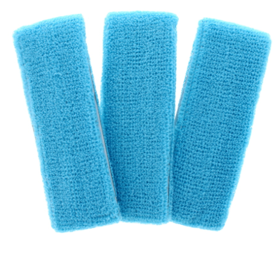 48 X TURQUOISE BLUE HEAD SWEATBAND