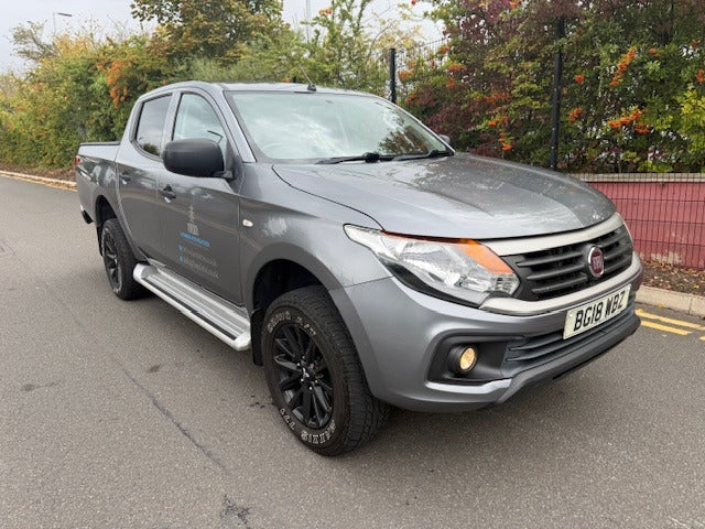 **(ONLY 65K MILEAGE)** 2018 FIAT FULLBACK SX 4X4 2442CC DIESEL MANUAL PICK UP IN GREY