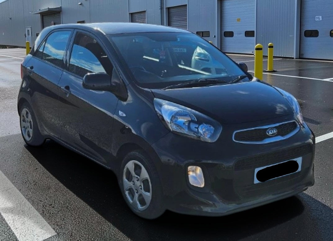 **(ONLY 69K MILEAGE)** 2017 KIA PICANTO 1 AIR 1.0 PETROL MANUAL HATCHBACK IN METALLIC BLACK
