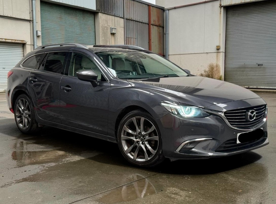 **(ONLY 113K MILEAGE)** 2015 MAZDA 6 SPORT NAV D 2.2 ESTATE MANUAL GREY >>--NO VAT ON HAMMER--<<