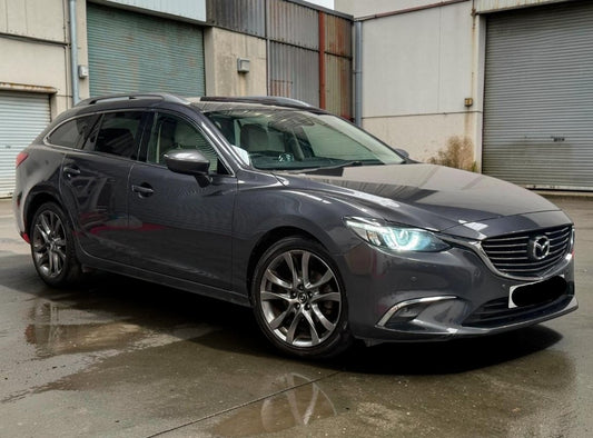 **(ONLY 113K MILEAGE)** 2015 MAZDA 6 SPORT NAV D 2.2 ESTATE MANUAL GREY >>--NO VAT ON HAMMER--<<