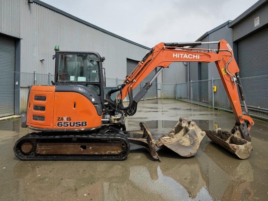 2019 HITACHI ZX65USB-5A MINI EXCAVATOR