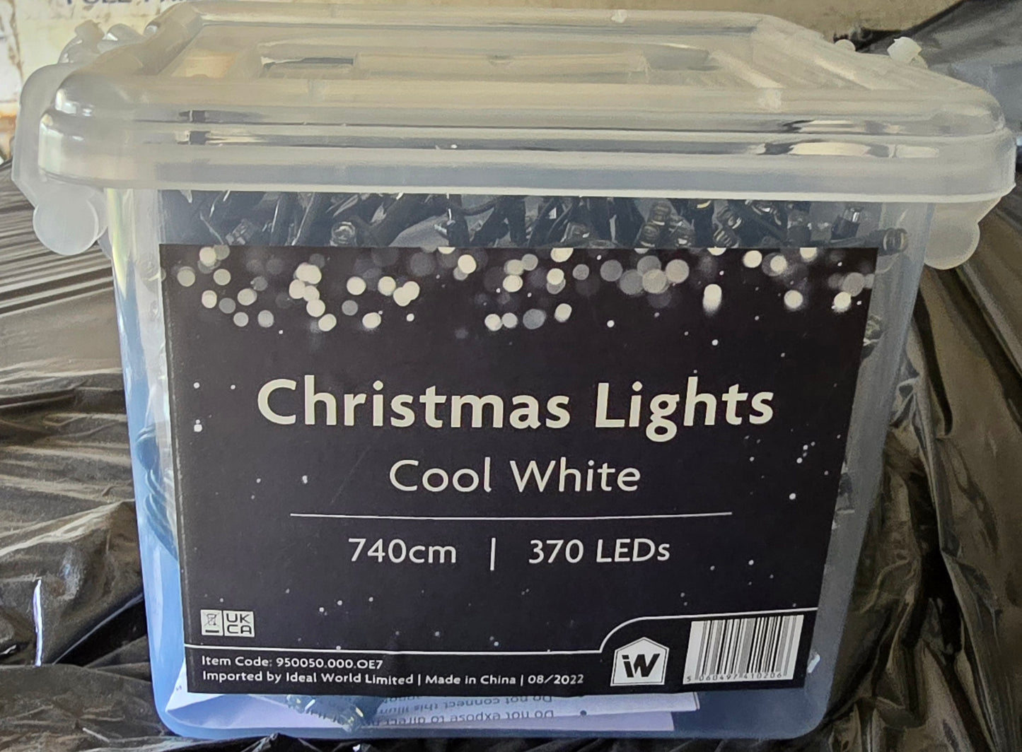 JOB LOT OF 12 BRAND NEW 370 COOL WHITE LED CHRISTMAS LIGHTS MASSIVE RESALE POTENTIAL