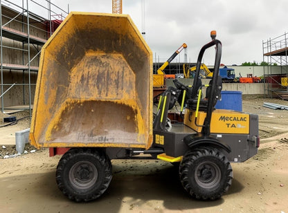 2024 MECALAC TA3SH 3 TON SWIVEL TIP DUMPER