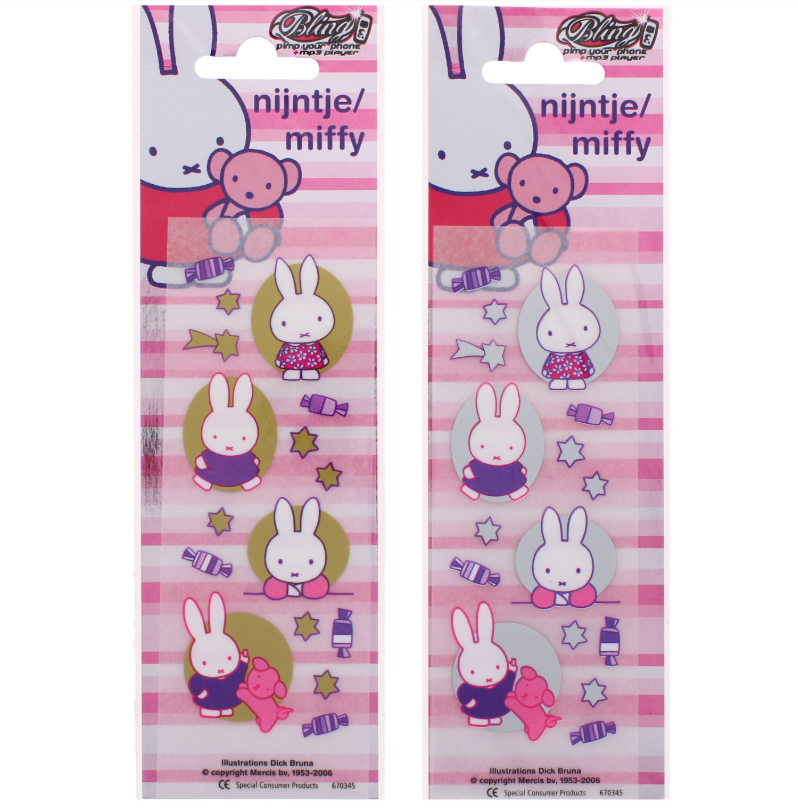 1000 X MIFFY PRESSERS STICKERS RUB DOWN TRANSFERS