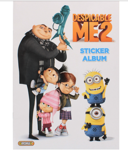 375 X DESPICABLE ME 2-STICKER BOOK- ENGLISH
