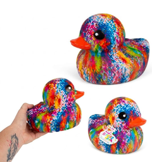 60 X NEW TIE DYE RUBBER DUCK