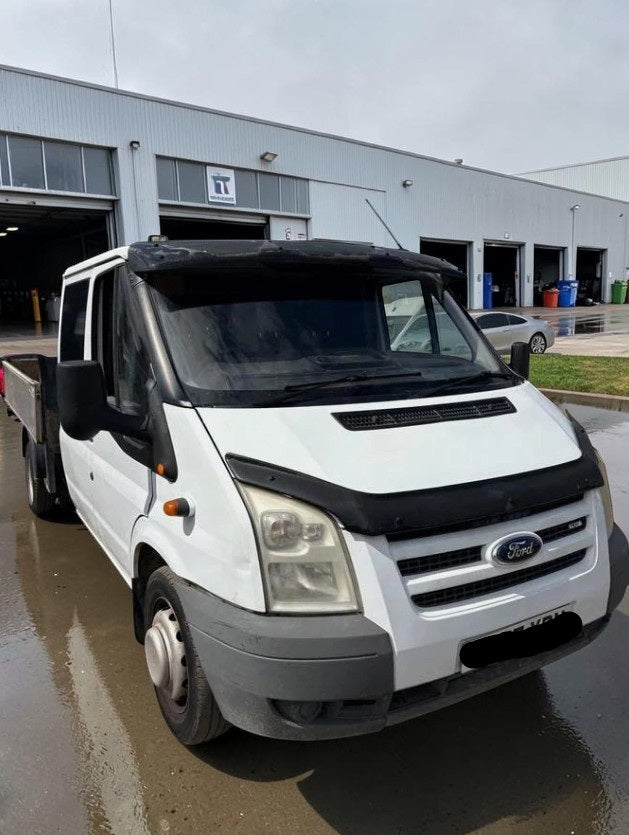 2007 FORD TRANSIT 100 T350L D/C RWD 2.4 DIESEL MANUAL CHASSIS CAB >>--NO VAT ON HAMMER--<<