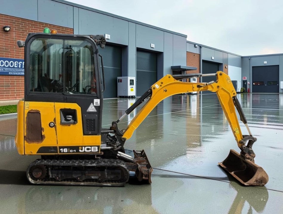 2020 JCB 16C-1 1.7T CAB MINI EXCAVATOR / DIGGER