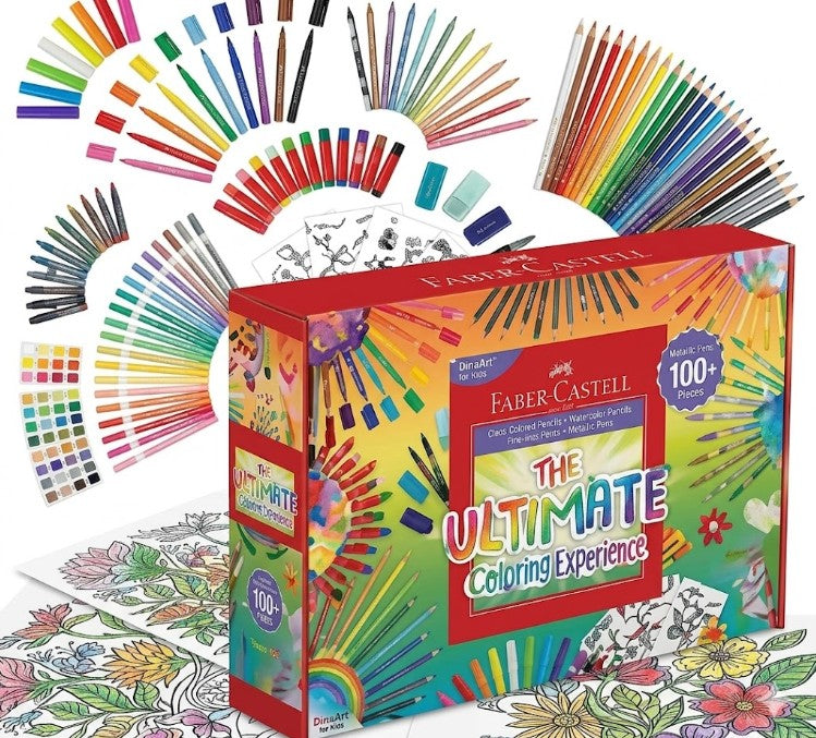 12 X NEW FABER CASTELL ULTIMATE CREATIVITY BOX A3 80PCS