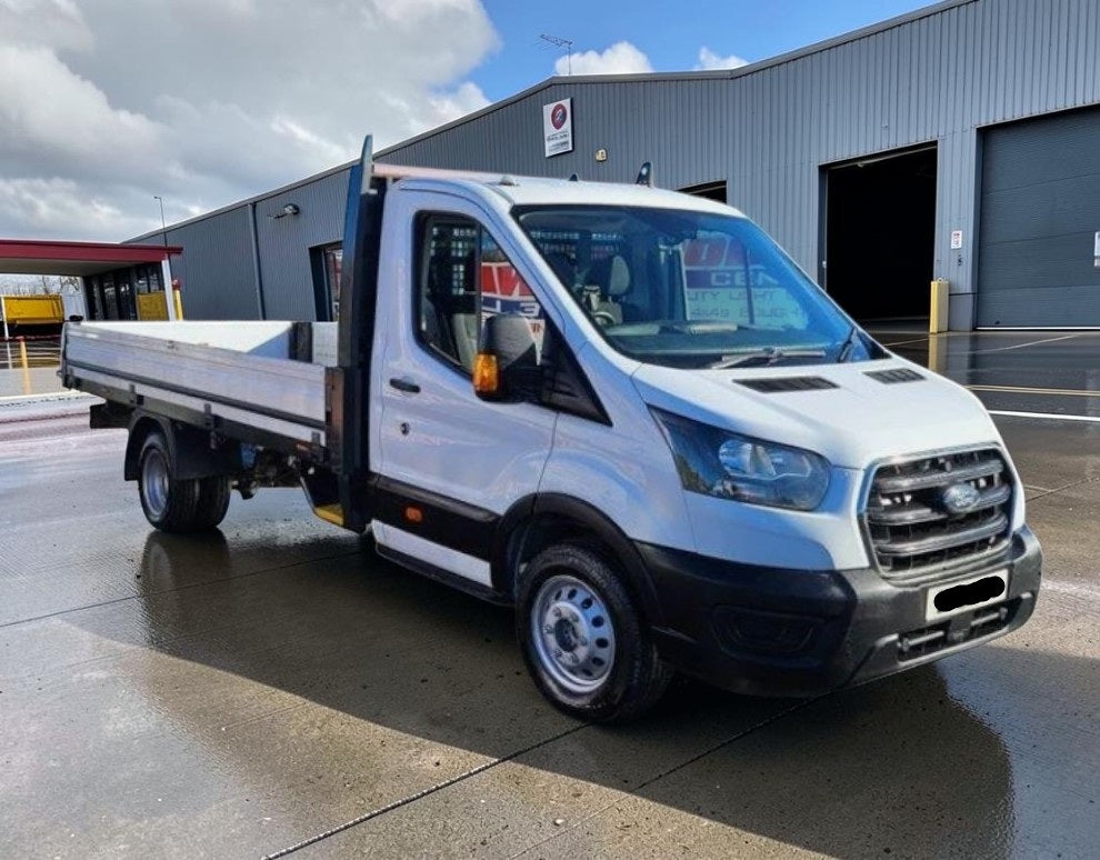 2021 FORD TRANSIT 350 LEADER ECOBLUE L4 H1 DROPSIDE PICKUP >>--NO VAT ON HAMMER--<<