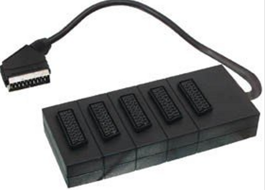 200 X EAGLE-5 WAY SCART ADAPTOR-YY1051B
