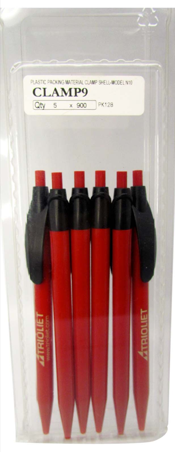 900 X PLASTIC PACKING CLAMSHELL