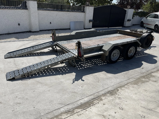 BRIAN JAMES DIGGER 2 PLANT TRAILER – 3.5 TONNE >>--NO VAT ON HAMMER--<<