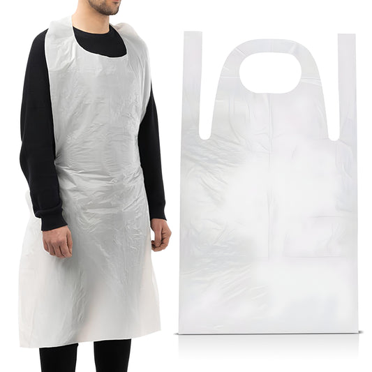 DISPOSABLE WHITE APRONS 1000 X 50 CASES
