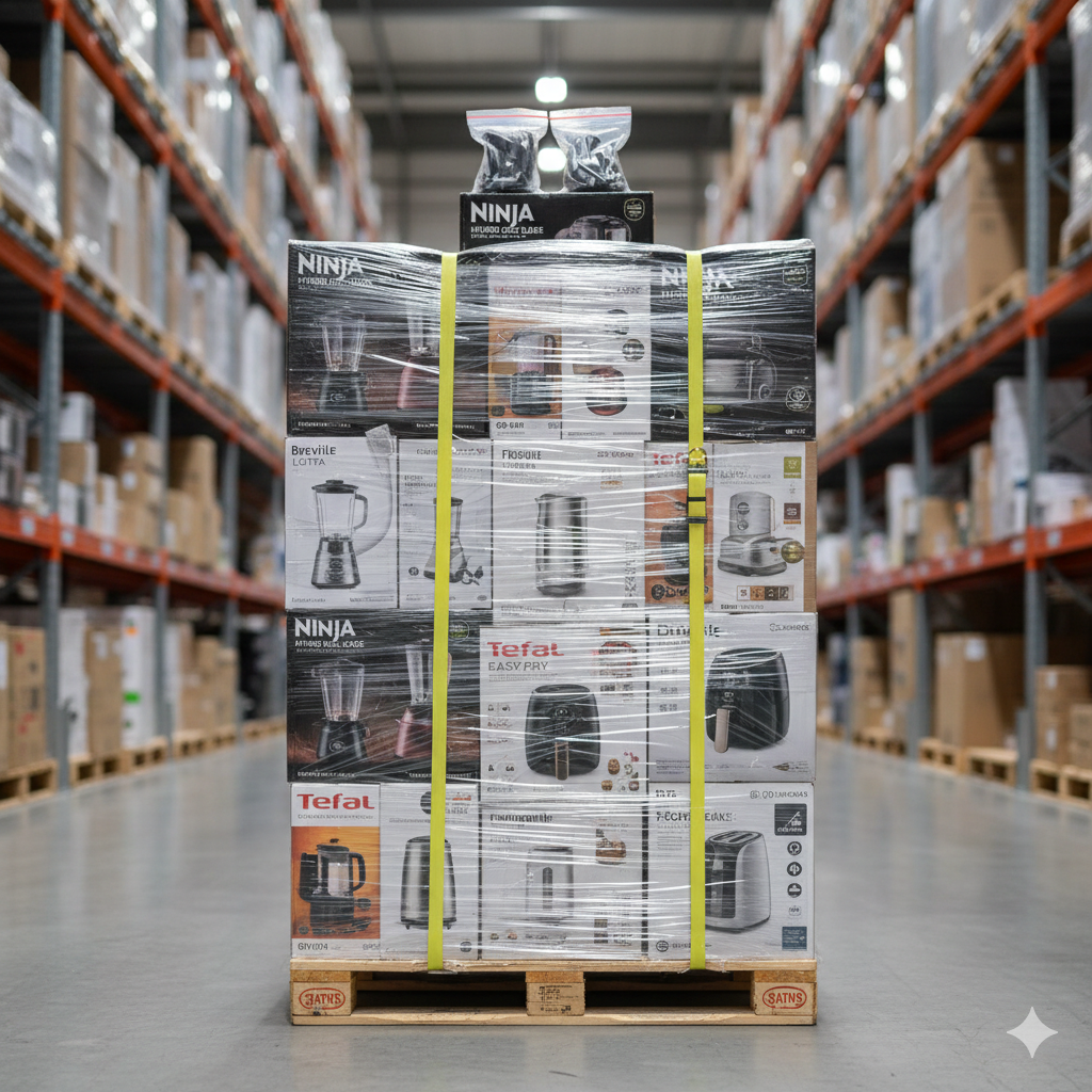 50+ CUSTOMER RETURNS – KITCHEN ELECTRICALS, COFFEE MACHINES, AIR FRYERS & TOASTERS, SOLD AS SEEN