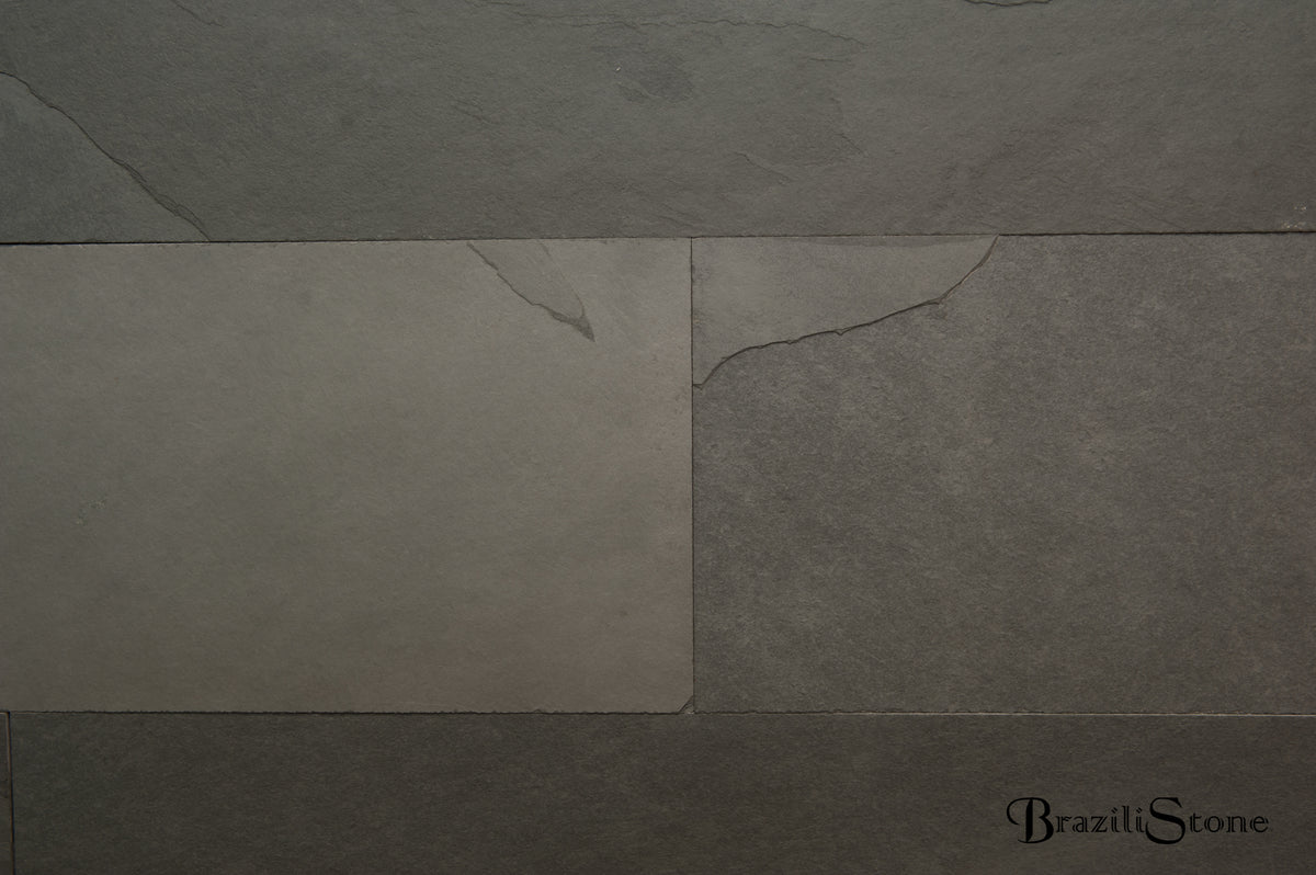 28.92M2 - BRAZILIAN GREY/GREEN SLATE STRIPS - RRP £ 700.00