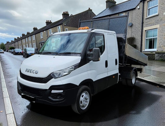 **(ONLY 103K MILEAGE)** 2016 IVECO DAILY 35C13 2.3 DIESEL MANUAL CAB WHITE >>--NO VAT ON HAMMER--<<