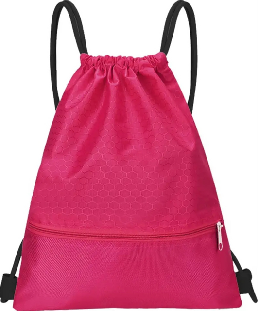 300 X NON WOVEN SPORTS DRAWSTRING BAG-PINK