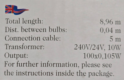 BULK LOT OF 120 KONSTSMIDE 100 LED MULTI COLOURED CHRISTMAS LIGHTS RRP £14.99 EACH