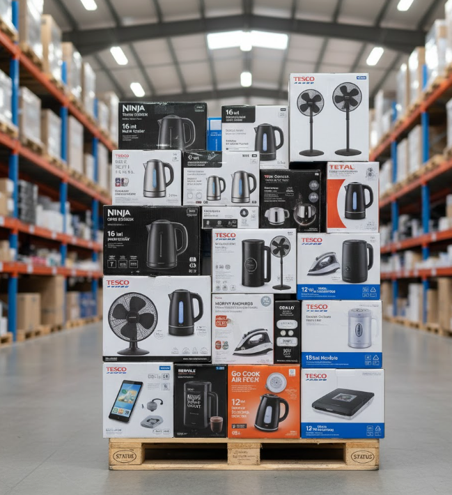 55+ HOME & KITCHEN APPLIANCES PALLET – NINJA, TEFAL, DELONGHI, BREVILLE & MORE – CUSTOMER RETURNS