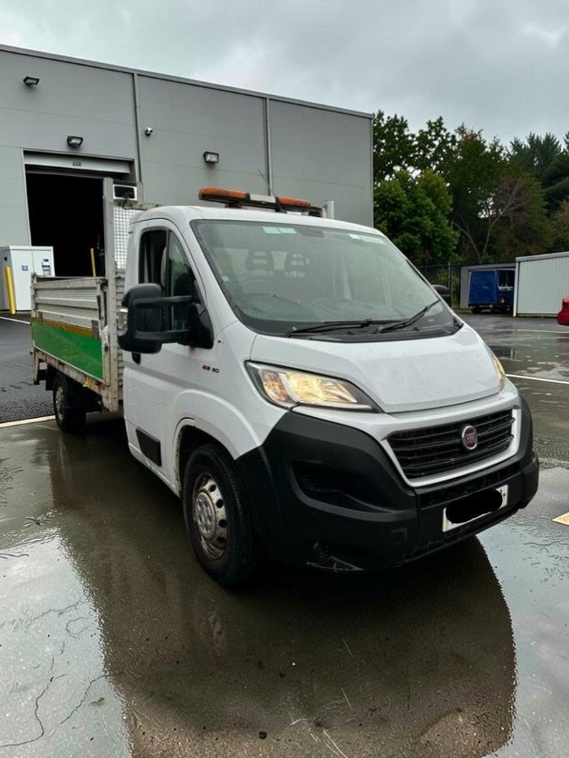 2019 FIAT DUCATO 35 MULTIJET II MWB CHASSIS CAB 2.3 DIESEL MANUAL WHITE >>--NO VAT ON HAMMER--<<