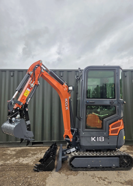 2026 KGX K18 MINI EXCAVATOR – 1.8 TONNE