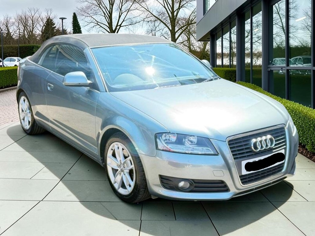 **(ONLY 62K MILEAGE)** 2009 AUDI A3 SPORT 2.0 TFSI S-A PETROL CONVERTIBLE >>--NO VAT ON HAMMER--<<
