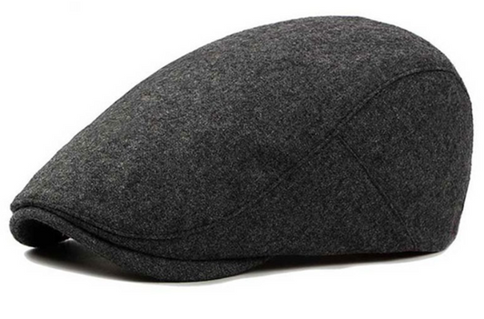 40 X BLACK WOOL BERET HAT SIZE 60