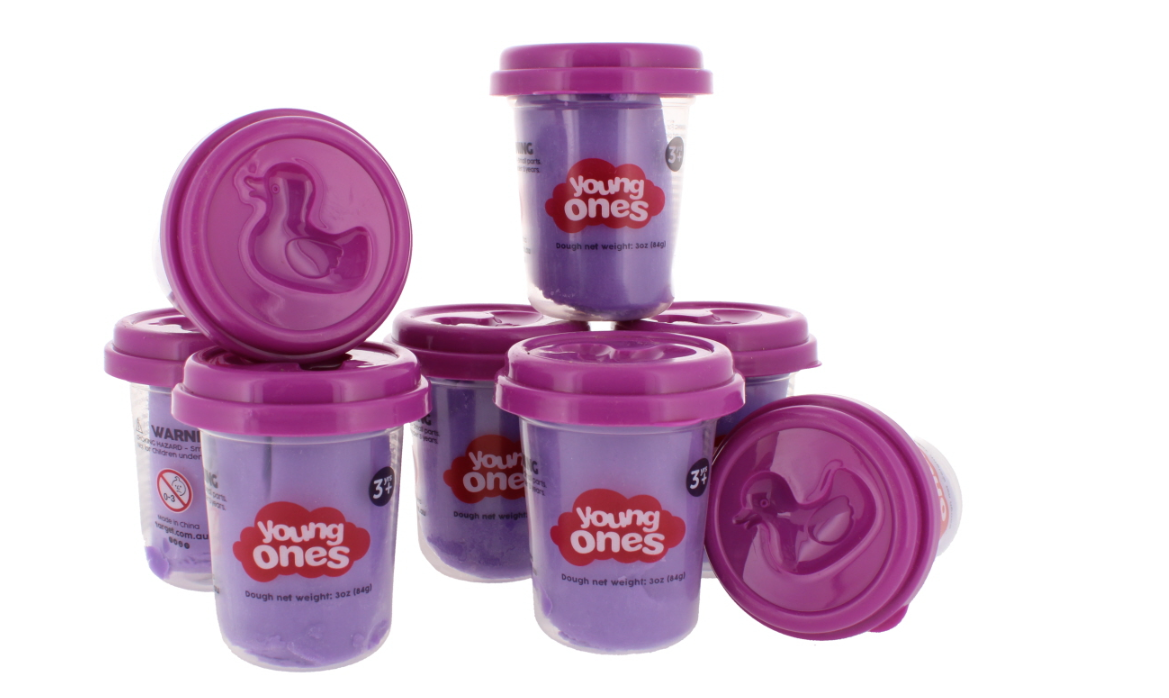 600 X YOUNG ONES DOUGH LARGE PURPLE