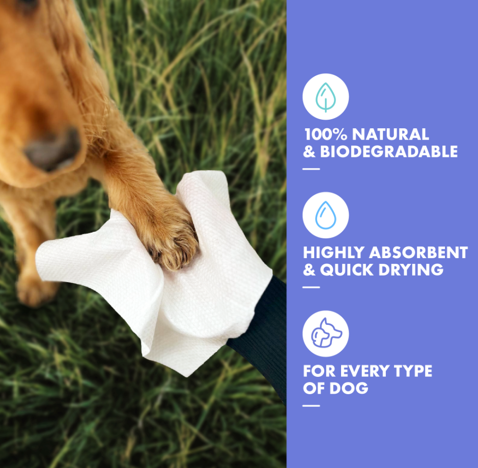 228 X NEW DOT DOT PET MINI ECO TOWELS FOR DOGS