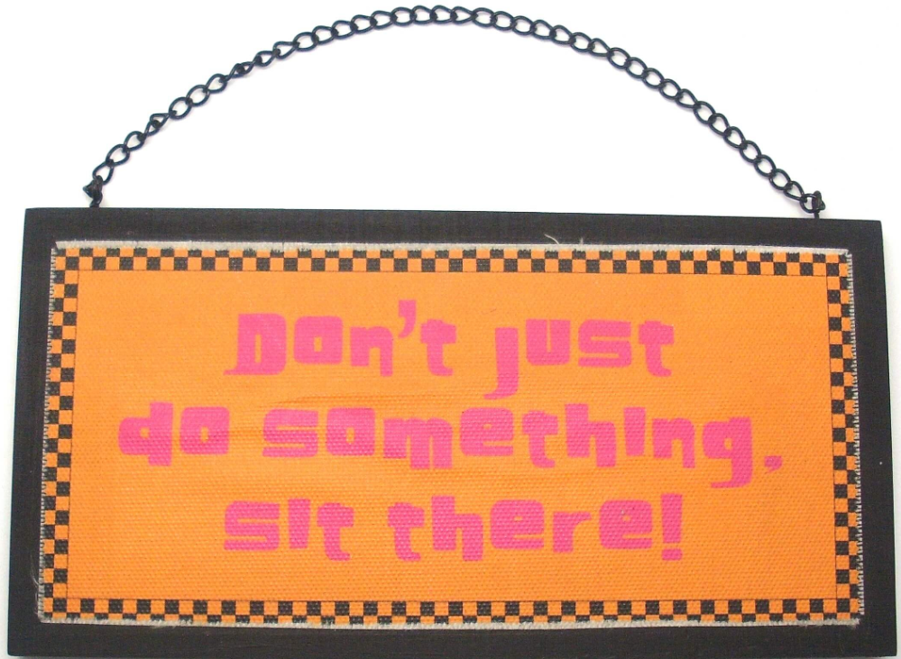 192 X HANGING WOODEN PLAQUE-LAZY TXT