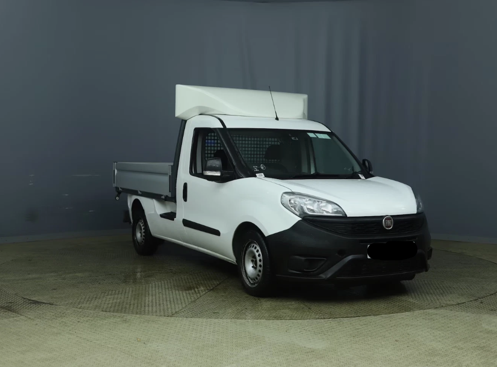 **(ONLY 98K MILEAGE)** 2021 FIAT DOBLO 16V MULTIJET II 1.6 DIESEL MANUAL CHASSIS CAB WHITE