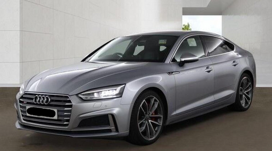 **(ONLY 107K MILEAGE)** 2018 AUDI S5 3.0 TFSI QUATTRO AUTO COUPE, SILVER >>--NO VAT ON HAMMER--<<