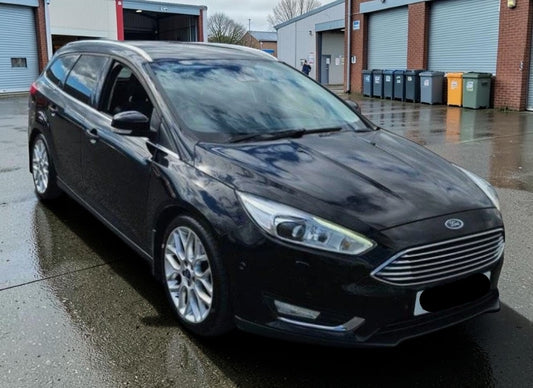 **(ONLY 121K MILEAGE)** 2017 FORD FOCUS TITANIUM X TDCI 1997CC DIESEL MANUAL ESTATE BLACK