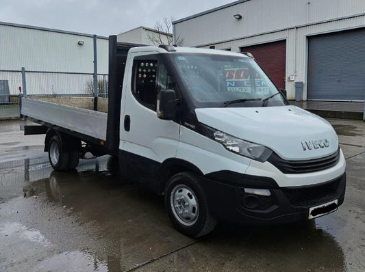 2017 IVECO DAILY 35C14 2.3 DIESEL MANUAL CHASSIS CAB LWB DROPSIDE PICKUP >>--NO VAT ON HAMMER--<<