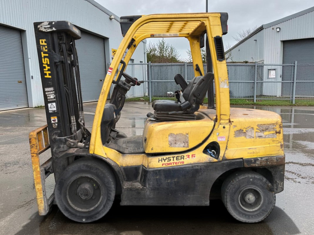 2019 HYSTER H3.5FT DIESEL FORKLIFT 3.5T TRIPLEX MAST 4615MM LIFT SIDE SHIFT 4TH HYDRAULIC