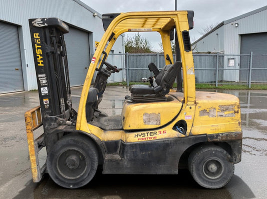 2019 HYSTER H3.5FT DIESEL FORKLIFT 3.5T TRIPLEX MAST 4615MM LIFT SIDE SHIFT 4TH HYDRAULIC