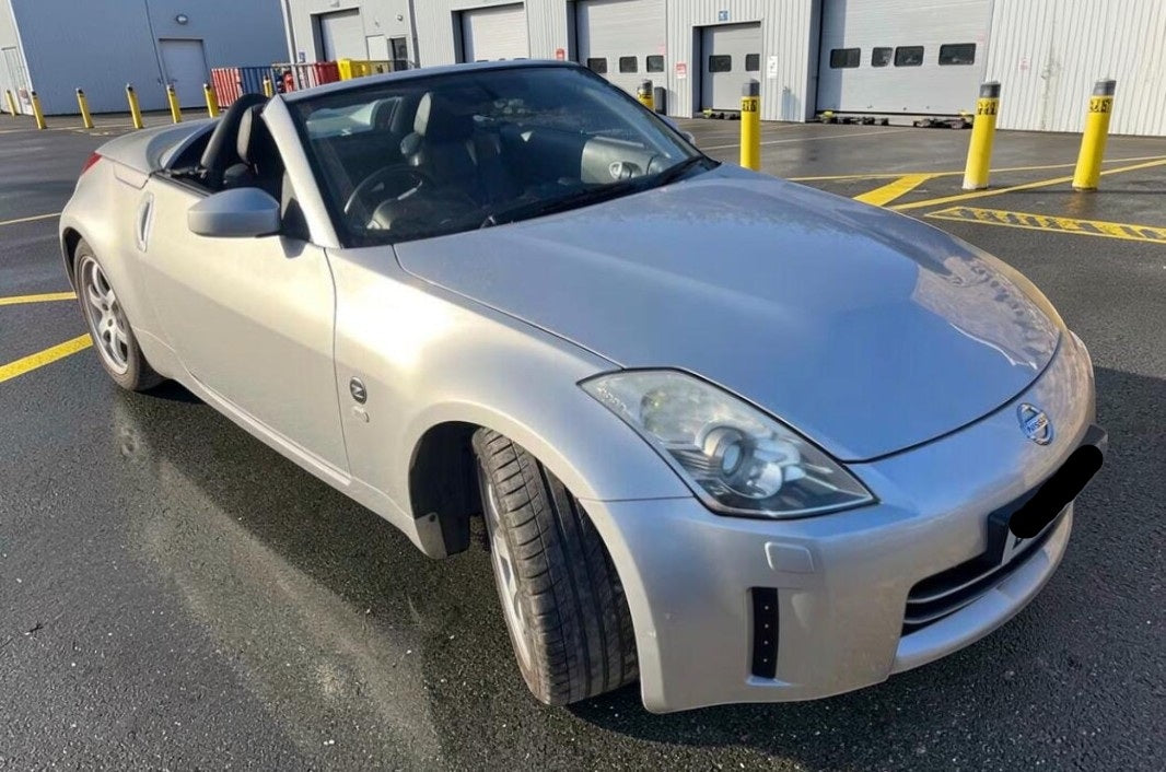 **(ONLY 71K MILEAGE)** 2008 NISSAN 350Z 3.5 V6 GT MANUAL PETROL GREY >>--NO VAT ON HAMMER--<<