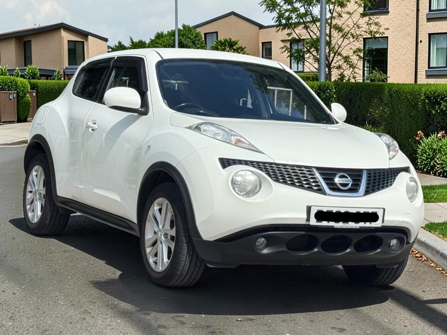 2012 NISSAN JUKE 1.6 ACENTA PREMIUM CVT SUV PETROL AUTOMATIC WHITE >>--NO VAT ON HAMMER--<<