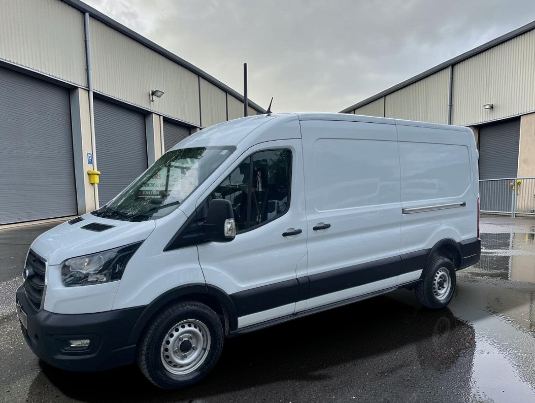 **(ONLY 49K MILEAGE)** 2023 FORD TRANSIT 2.0 ECOBLUE LEADER L3H2 LWB PANEL VAN – (73 REG)