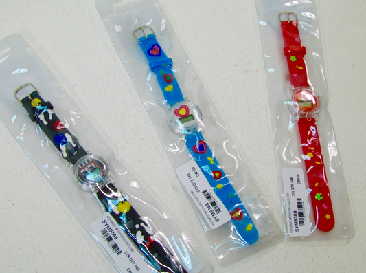 528 X KIDS WRIST WATCH-GIRLS-ASSTD