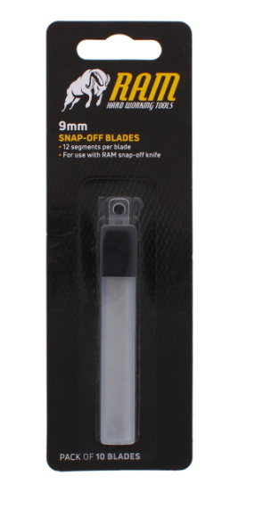 288 X 10PK 9MM SNAP-OFF BLADES KNIFE