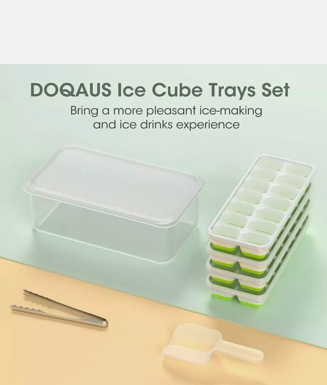48 X BRAND NEW DOQAUS PREMIUM ICE CUBE TRAY SETS