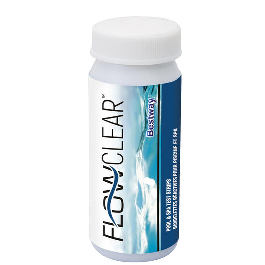 75 X BESTWAY FLOW CLEAR LAYZ SPA POOL QUALITY TEST STRIPS 3 IN 1 - RRP £300
