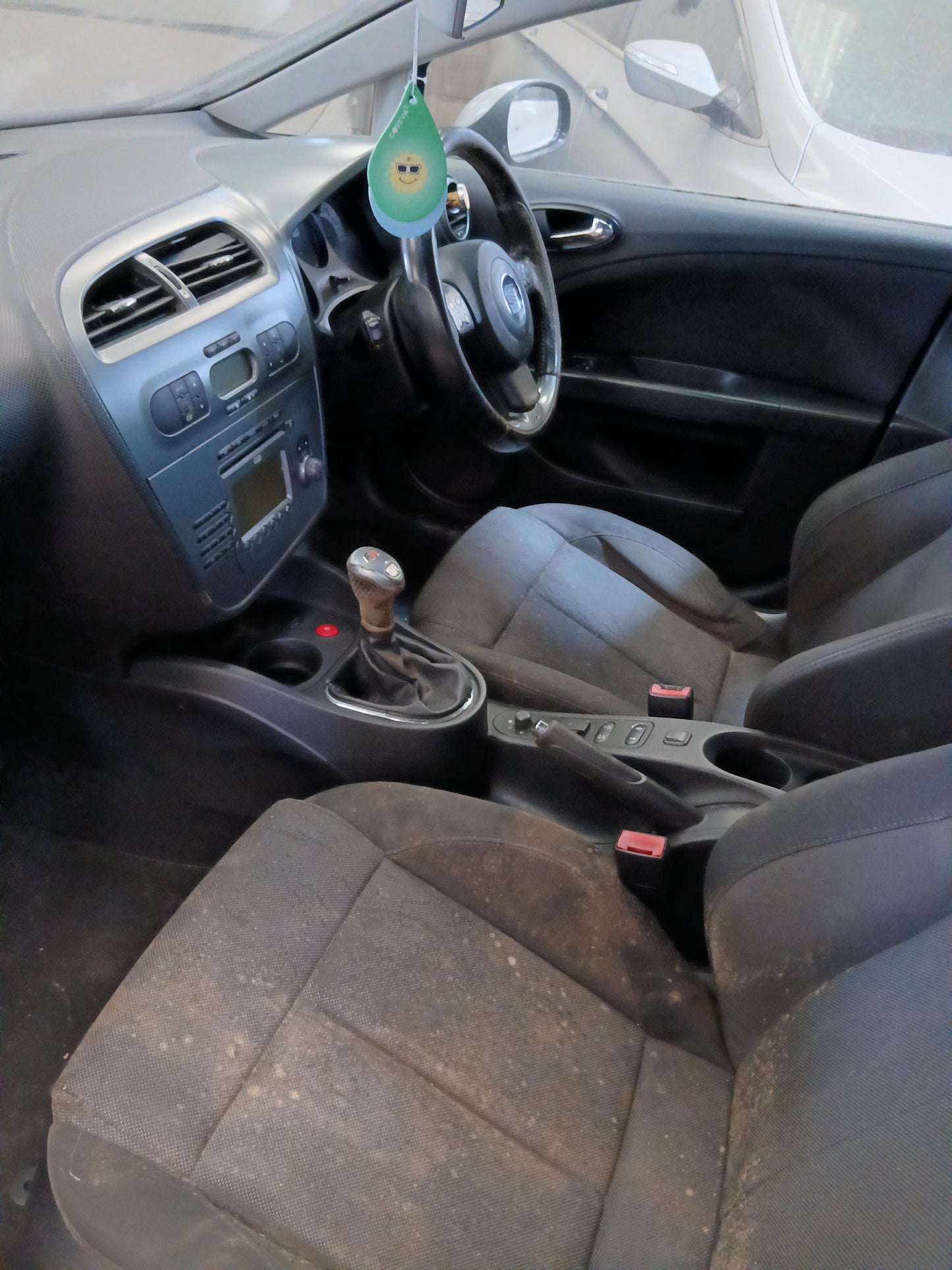 2007 SEAT LEON FR TDI – 2.0 DIESEL – MANUAL – BLACK >>--NO VAT ON HAMMER--<<