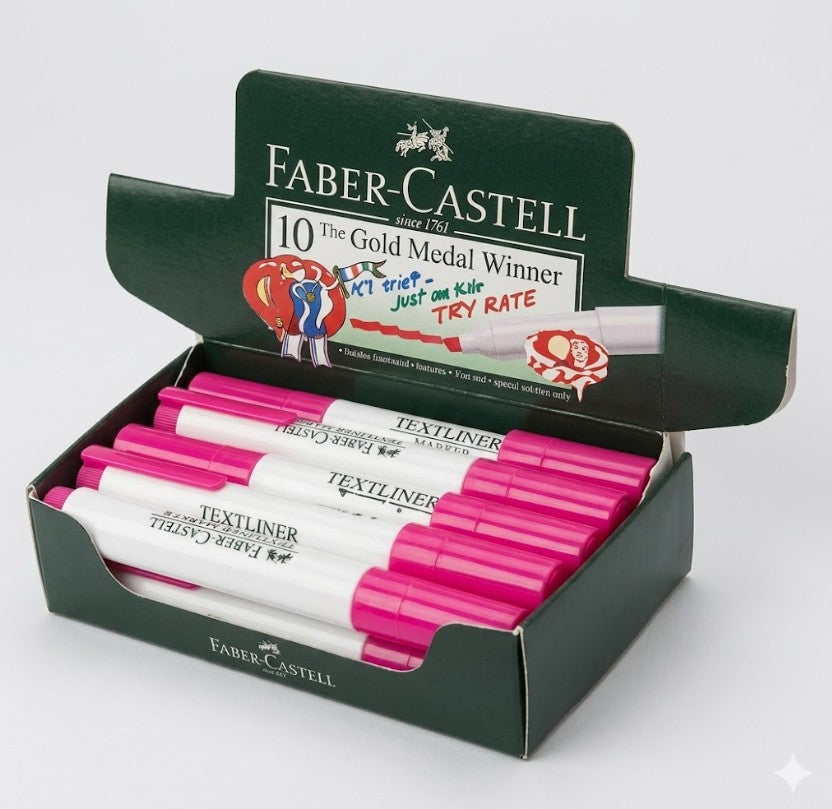 600 X NEW FABER CASTELL CONNECTOR WHITEBOARD MARKER PINK (1)