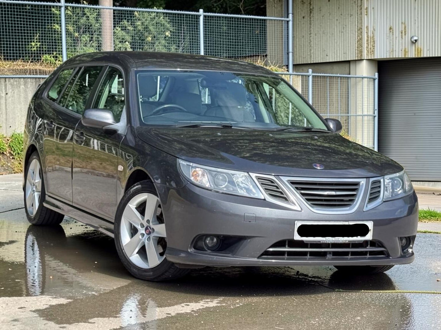 **(ONLY 92K MILEAGE)** 2009 SAAB 9-3 1.9 TID VECTOR SPORT DTH A GREY >>--NO VAT ON HAMMER--<<